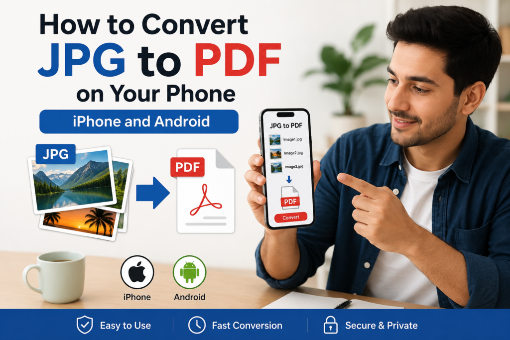 How to Convert JPG to PDF on Your Phone – iPhone and Android