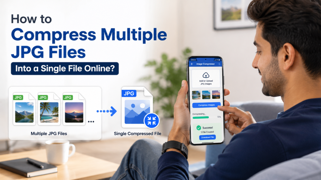 How to Compress Multiple JPG Files Into a Single File Online?